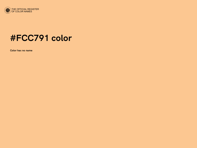 #FCC791 color image