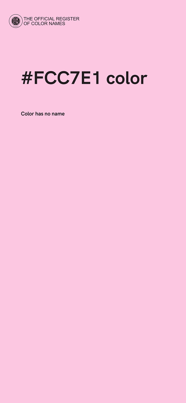 #FCC7E1 color image