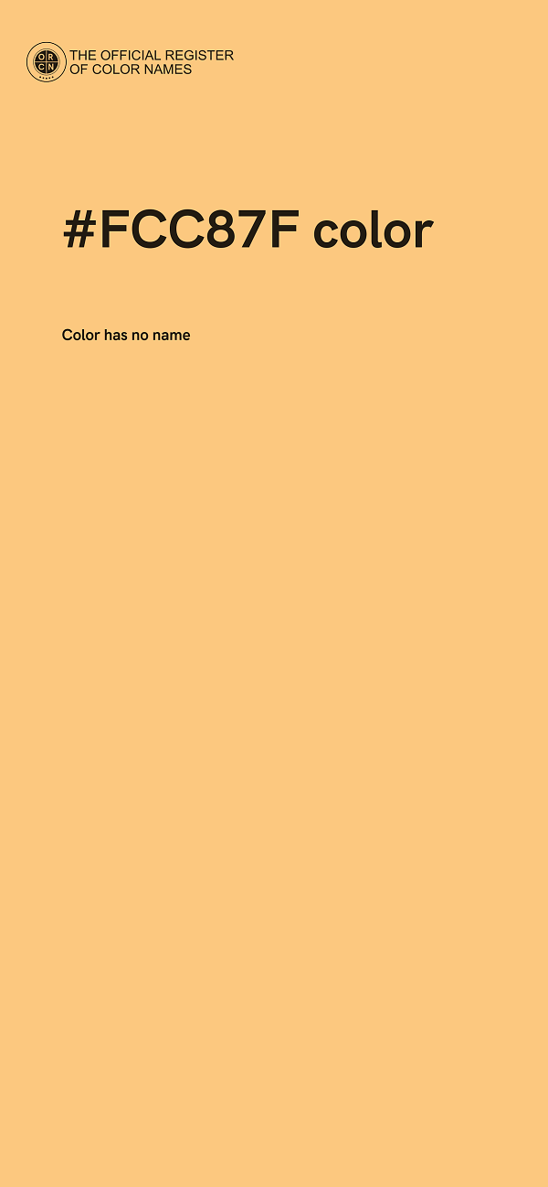 #FCC87F color image