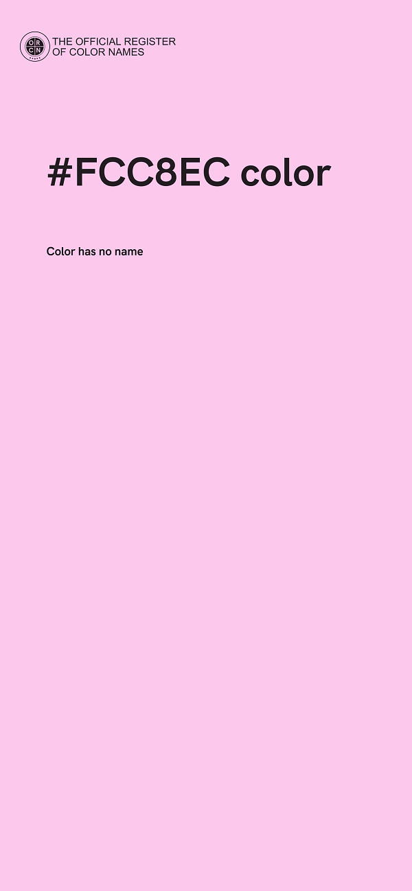 #FCC8EC color image
