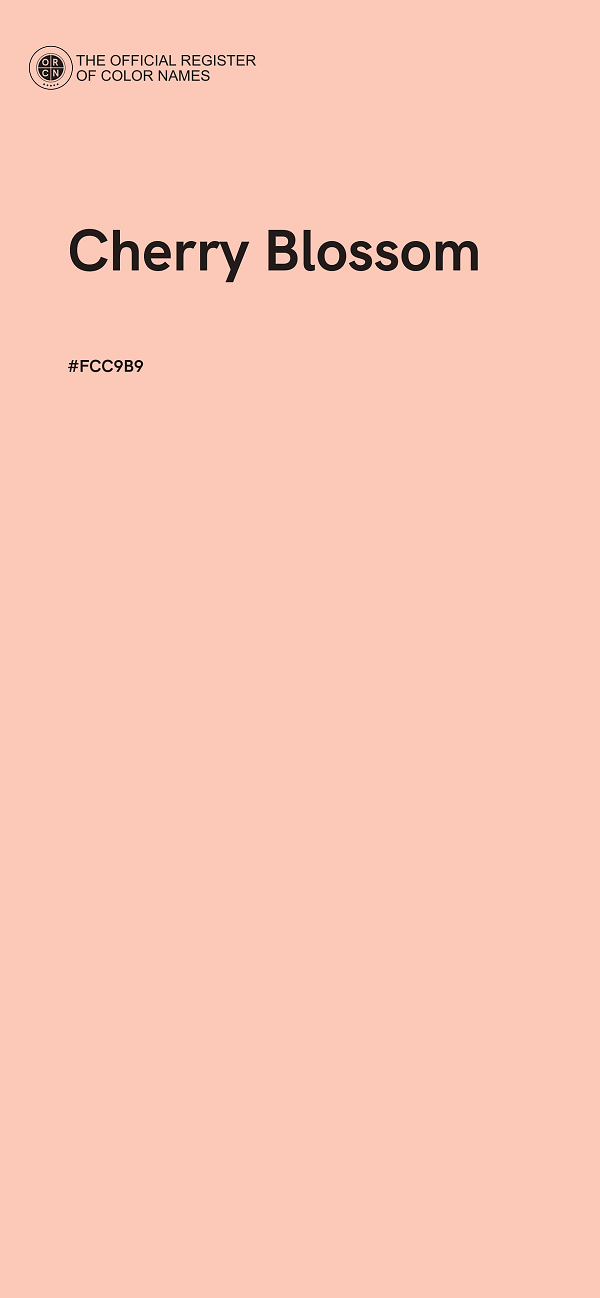 #FCC9B9 - Cherry Blossom color image