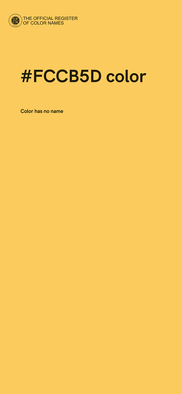 #FCCB5D color image