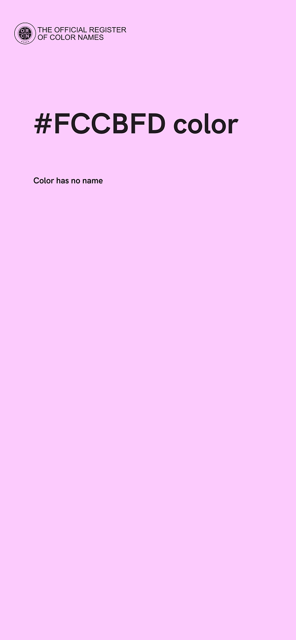 #FCCBFD color image