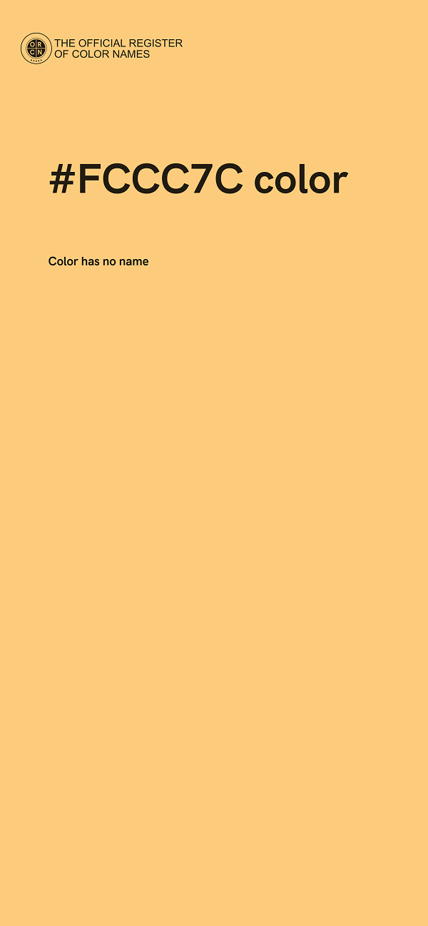 #FCCC7C color image