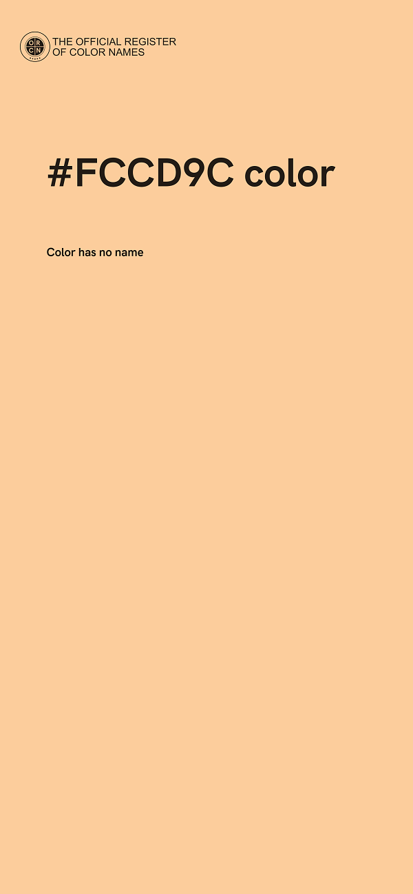 #FCCD9C color image