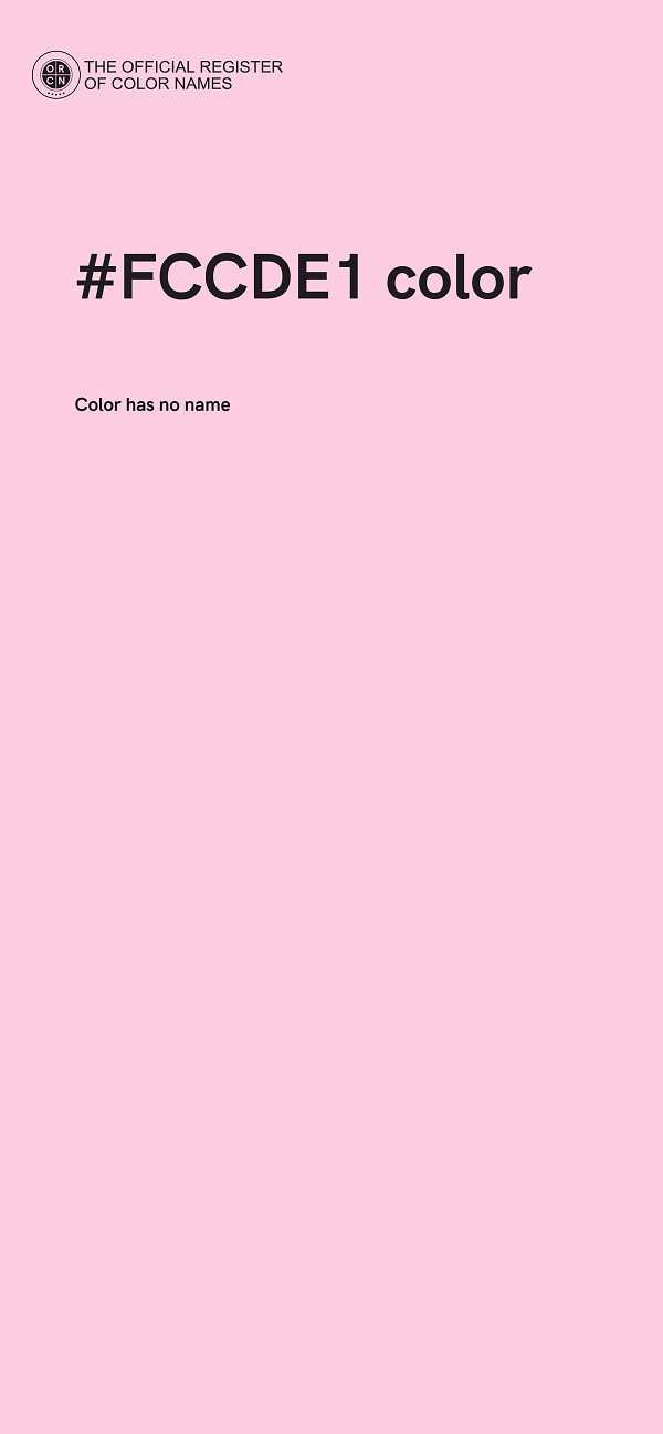 #FCCDE1 color image