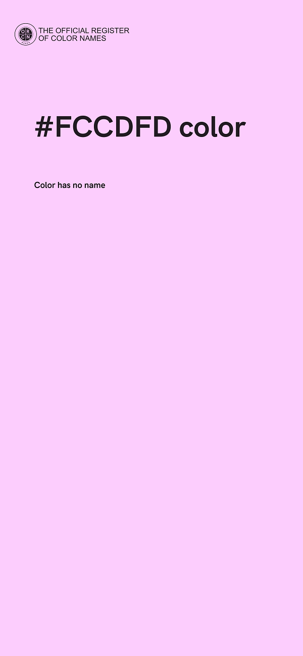 #FCCDFD color image