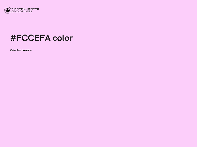 #FCCEFA color image