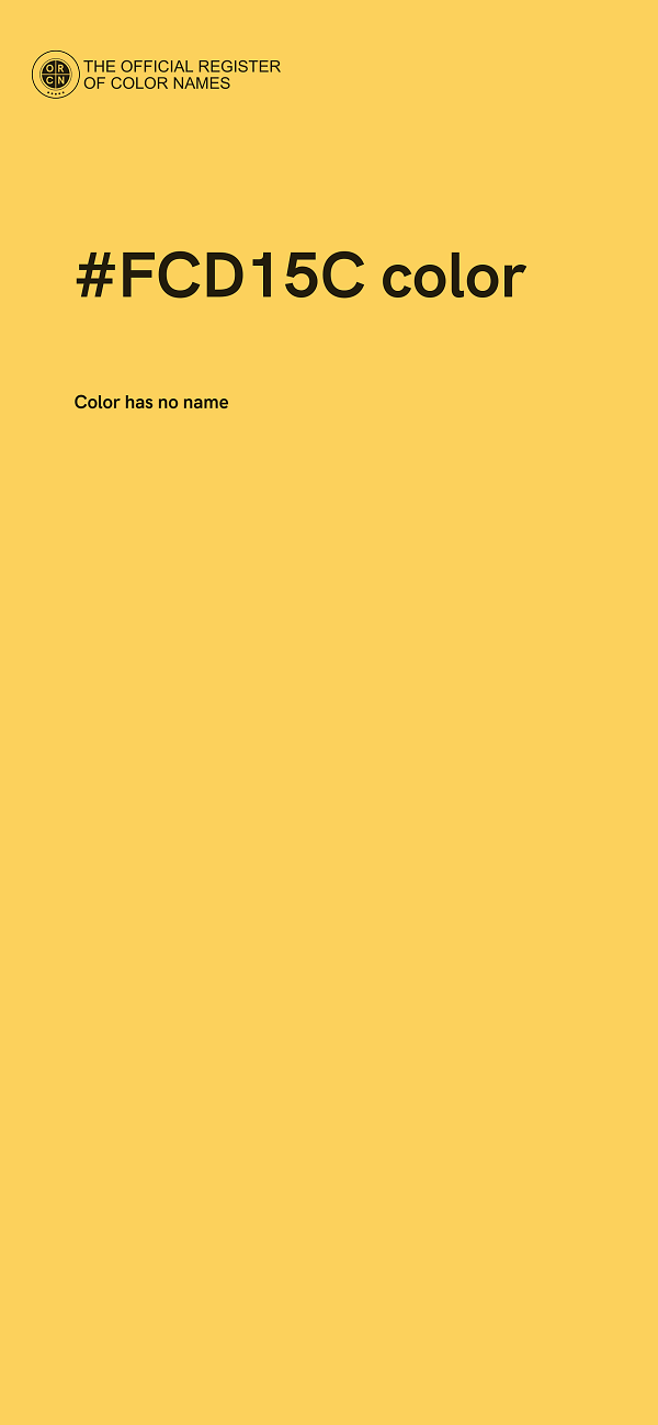 #FCD15C color image