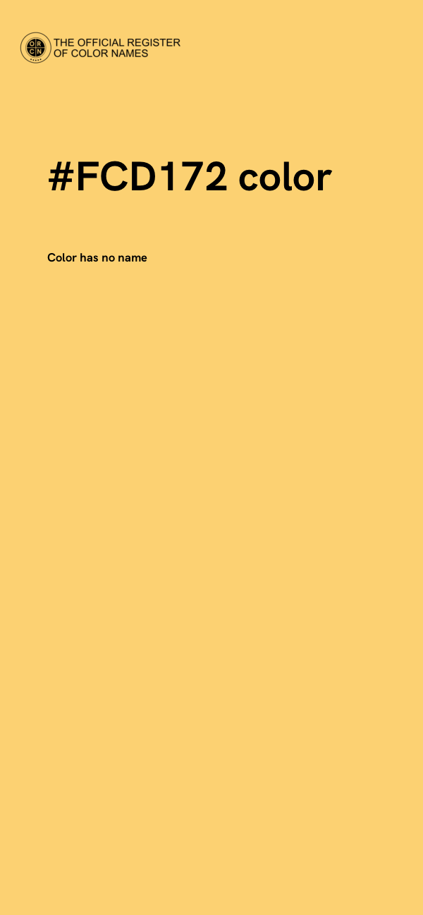 #FCD172 color image