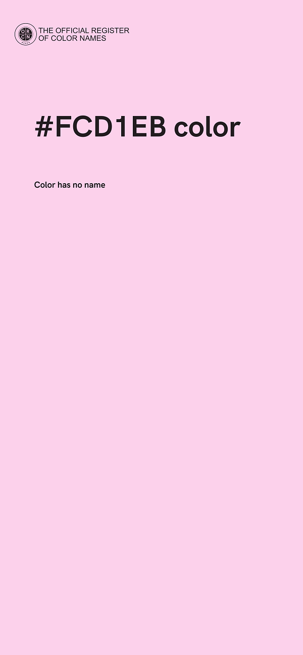 #FCD1EB color image