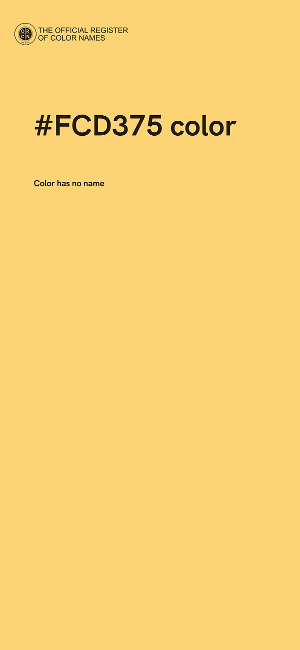 #FCD375 color image