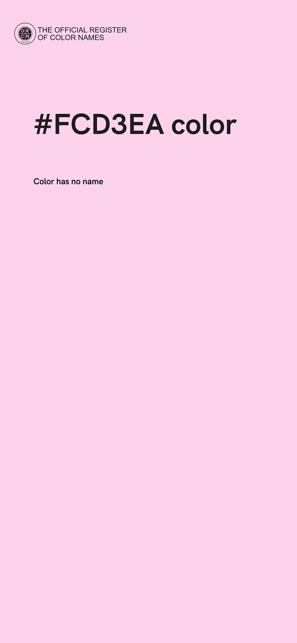 #FCD3EA color image