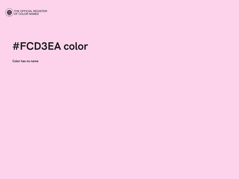 #FCD3EA color image
