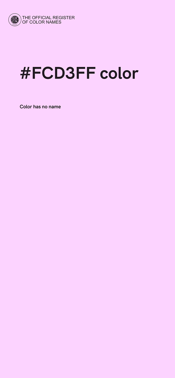 #FCD3FF color image