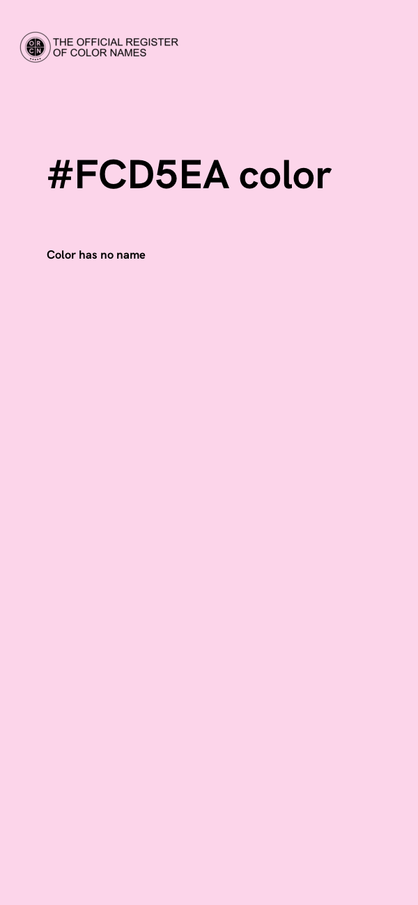 #FCD5EA color image