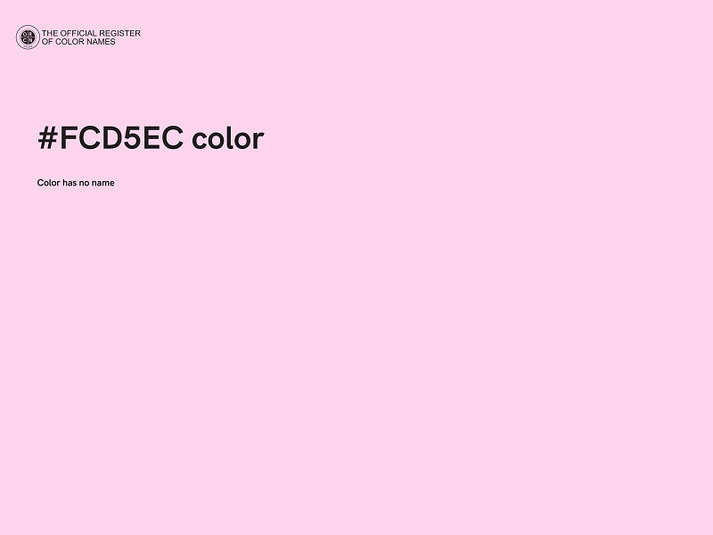 #FCD5EC color image