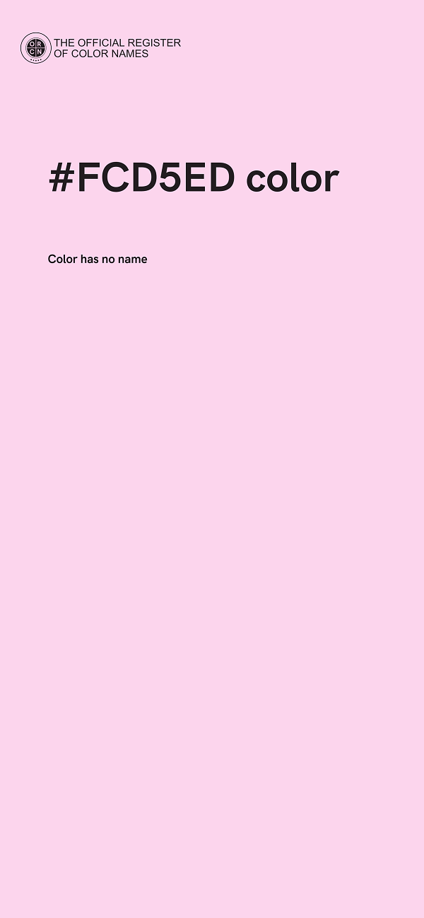 #FCD5ED color image