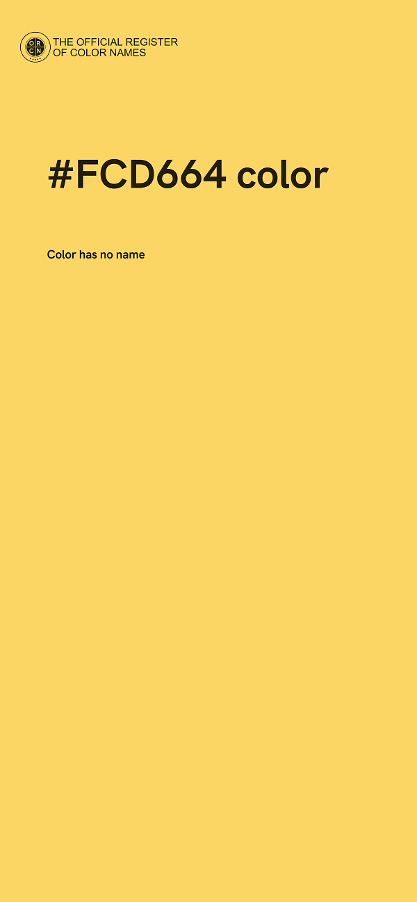 #FCD664 color image
