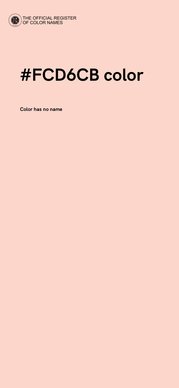 #FCD6CB color image