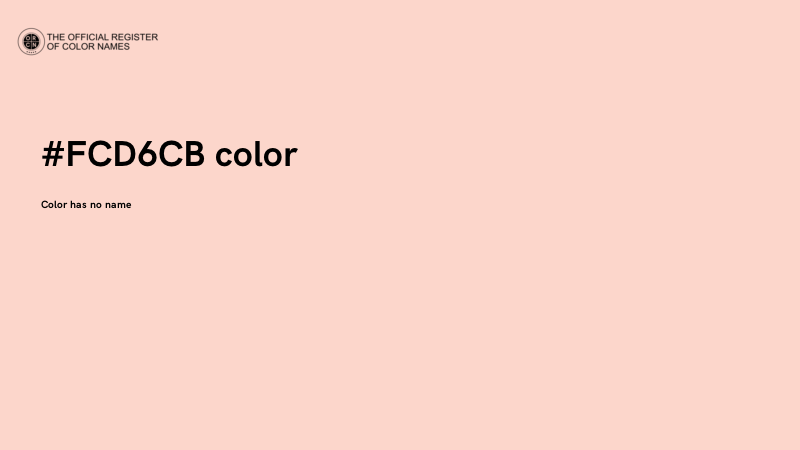 #FCD6CB color image