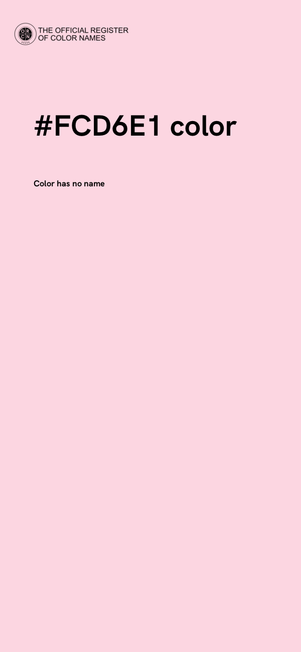 #FCD6E1 color image