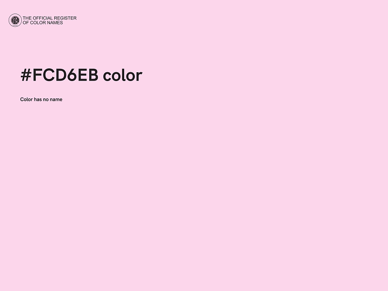 #FCD6EB color image