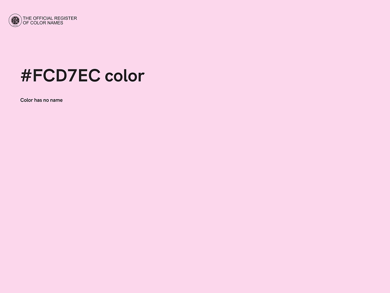 #FCD7EC color image