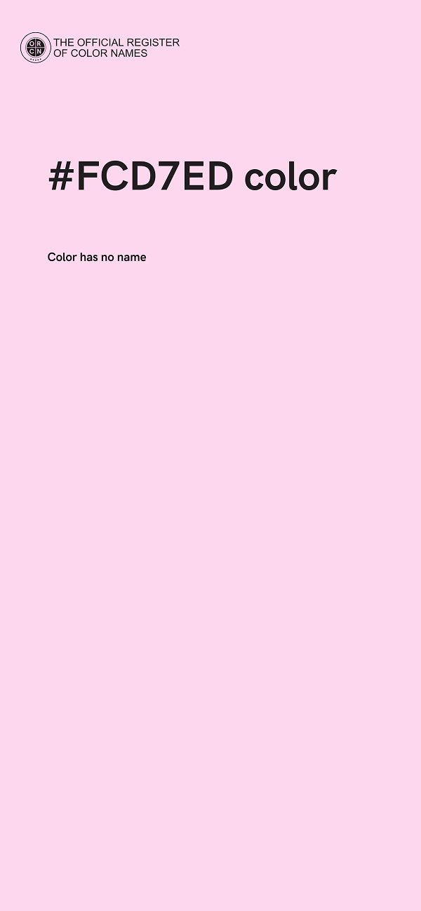 #FCD7ED color image