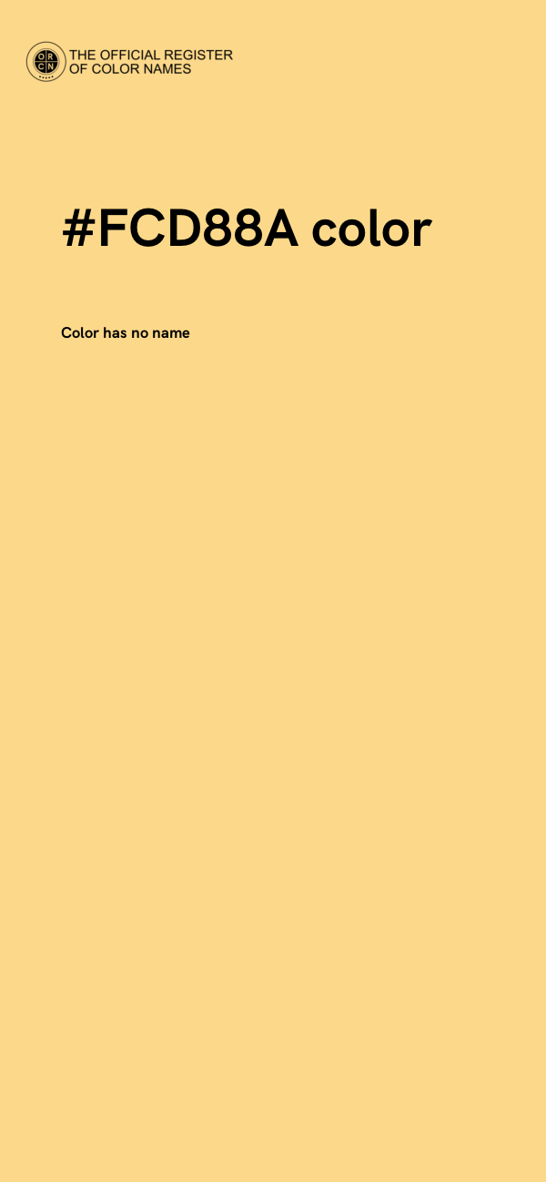 #FCD88A color image
