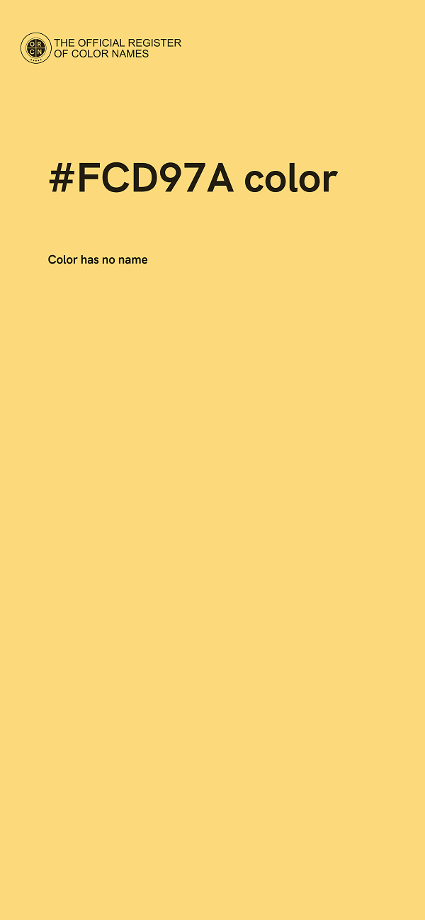 #FCD97A color image