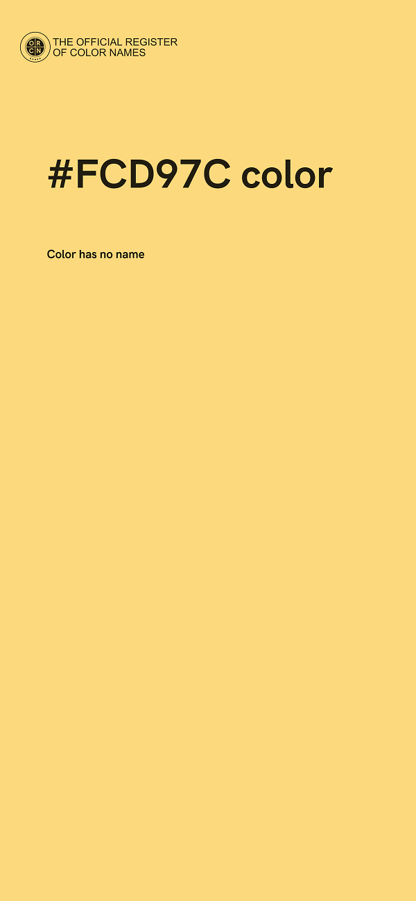 #FCD97C color image