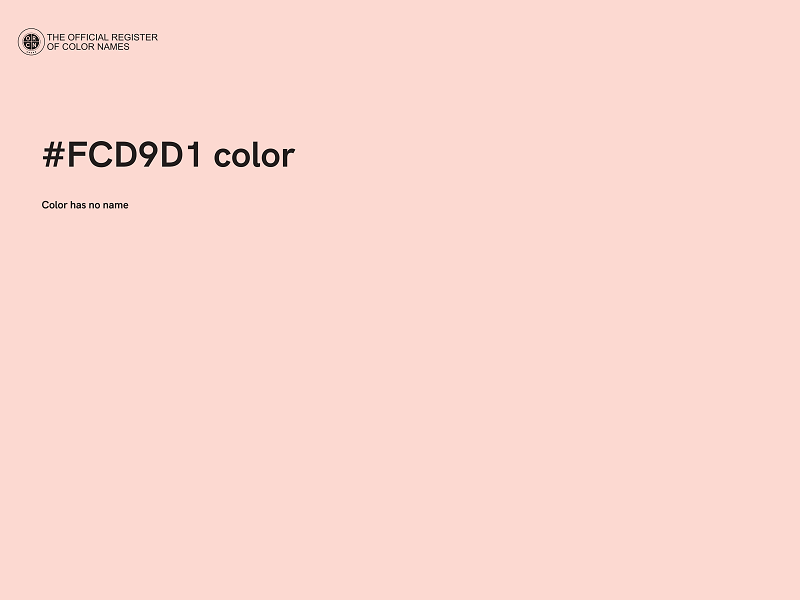 #FCD9D1 color image