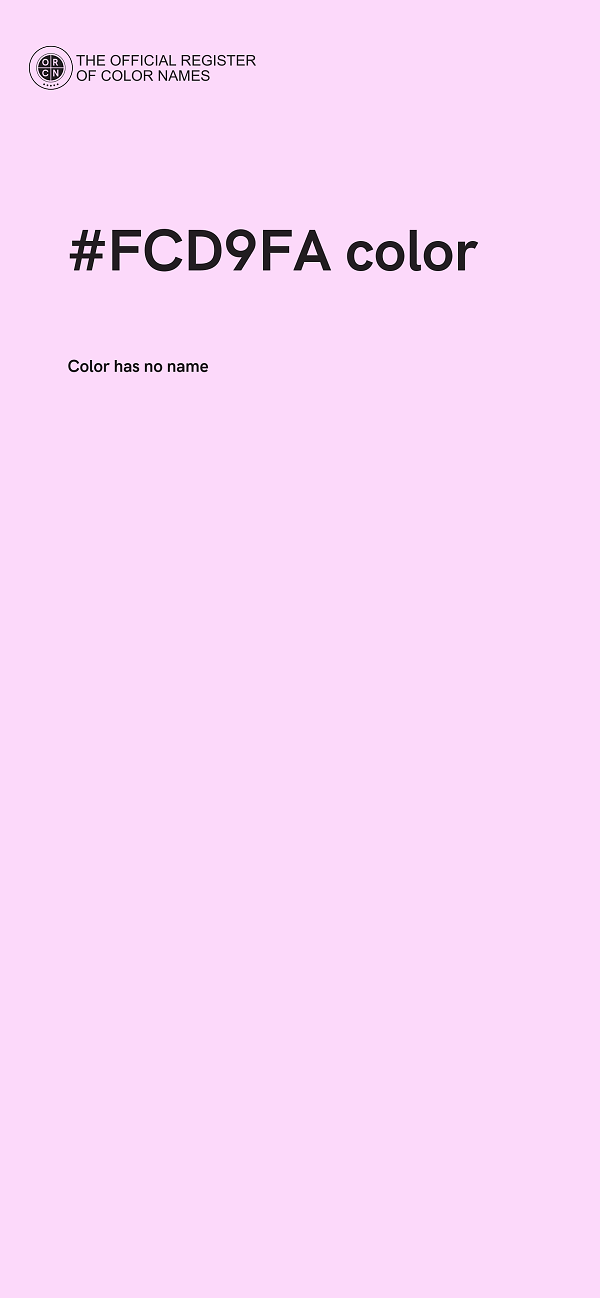 #FCD9FA color image