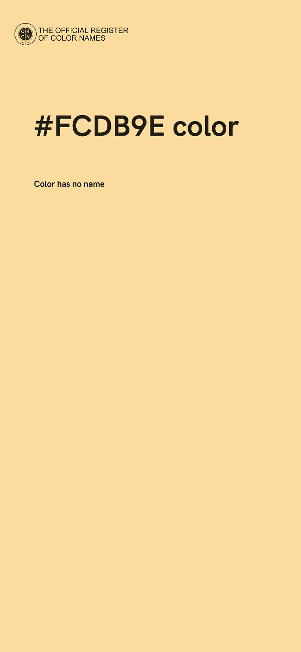 #FCDB9E color image