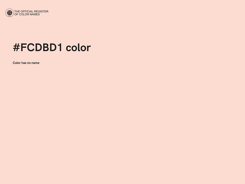 #FCDBD1 color image