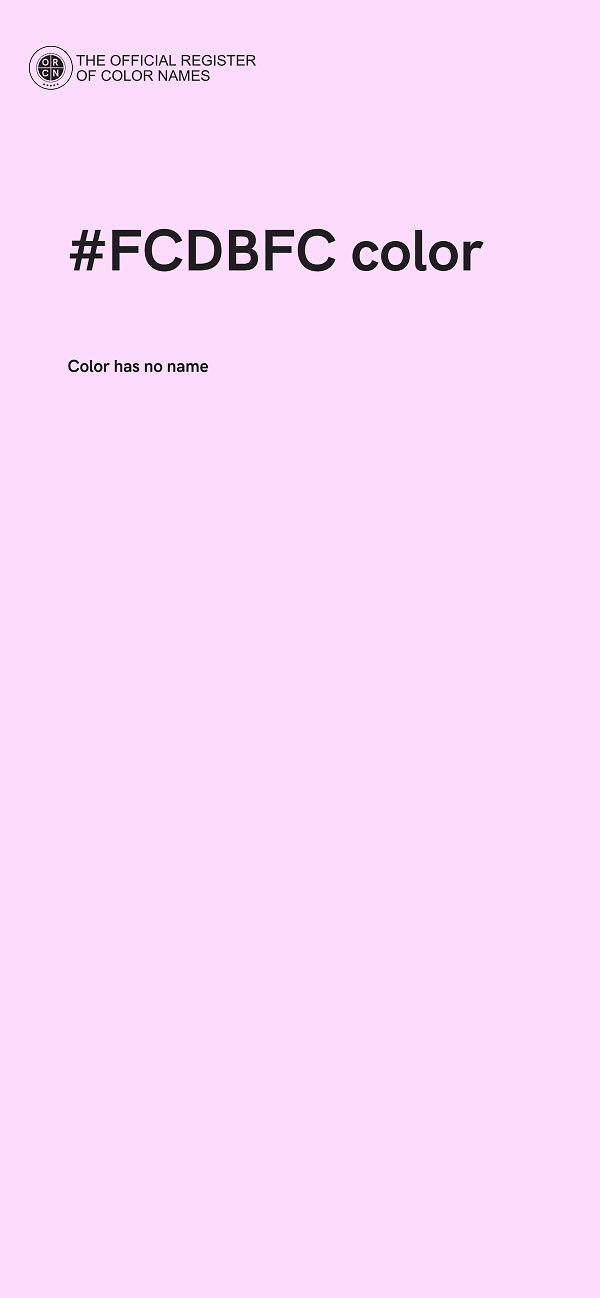 #FCDBFC color image