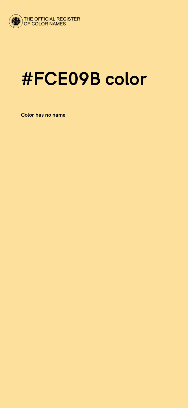 #FCE09B color image