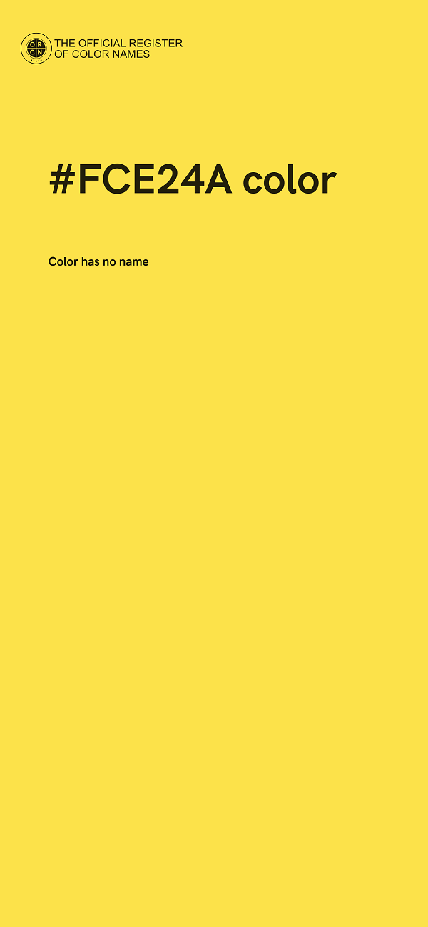 #FCE24A color image
