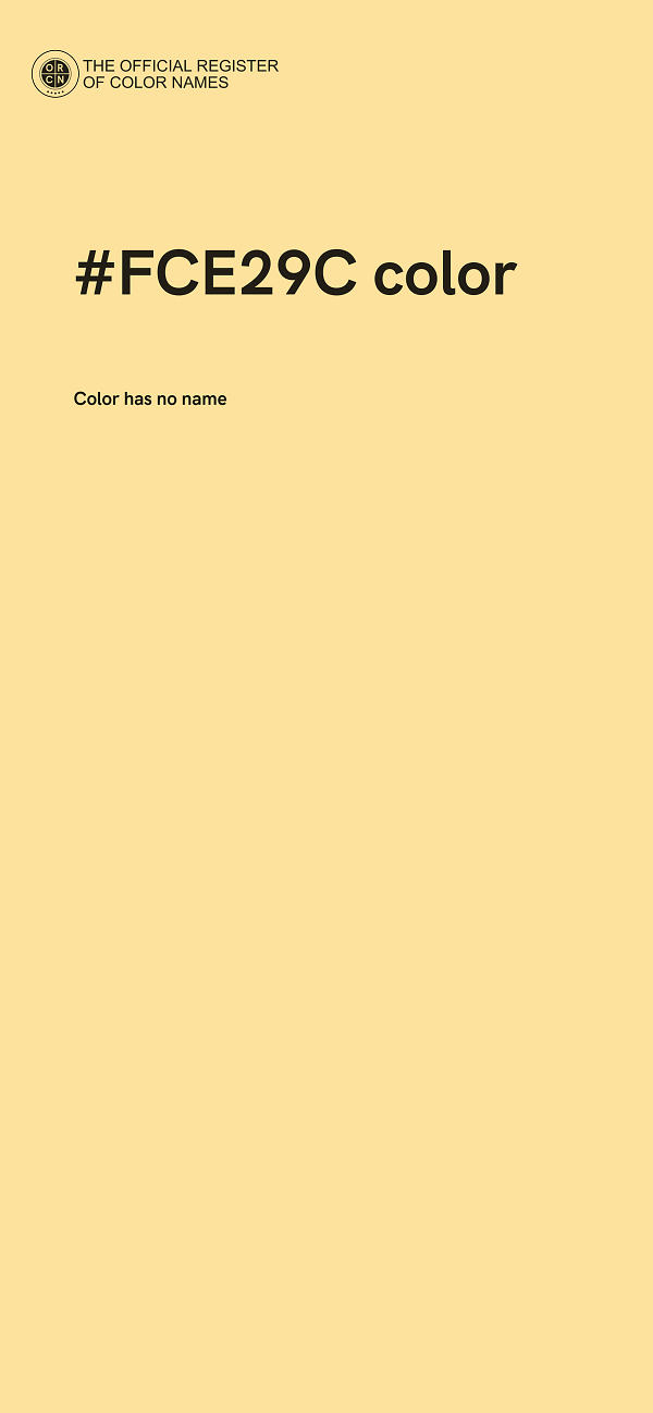 #FCE29C color image