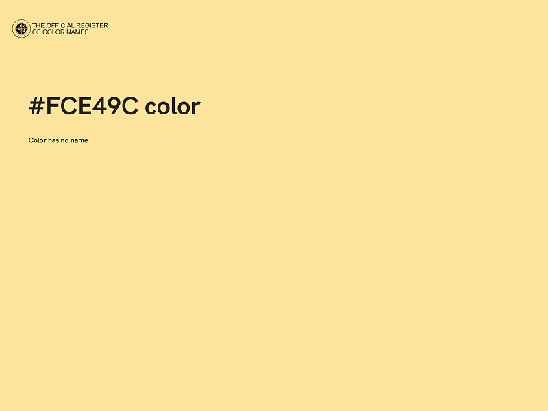 #FCE49C color image