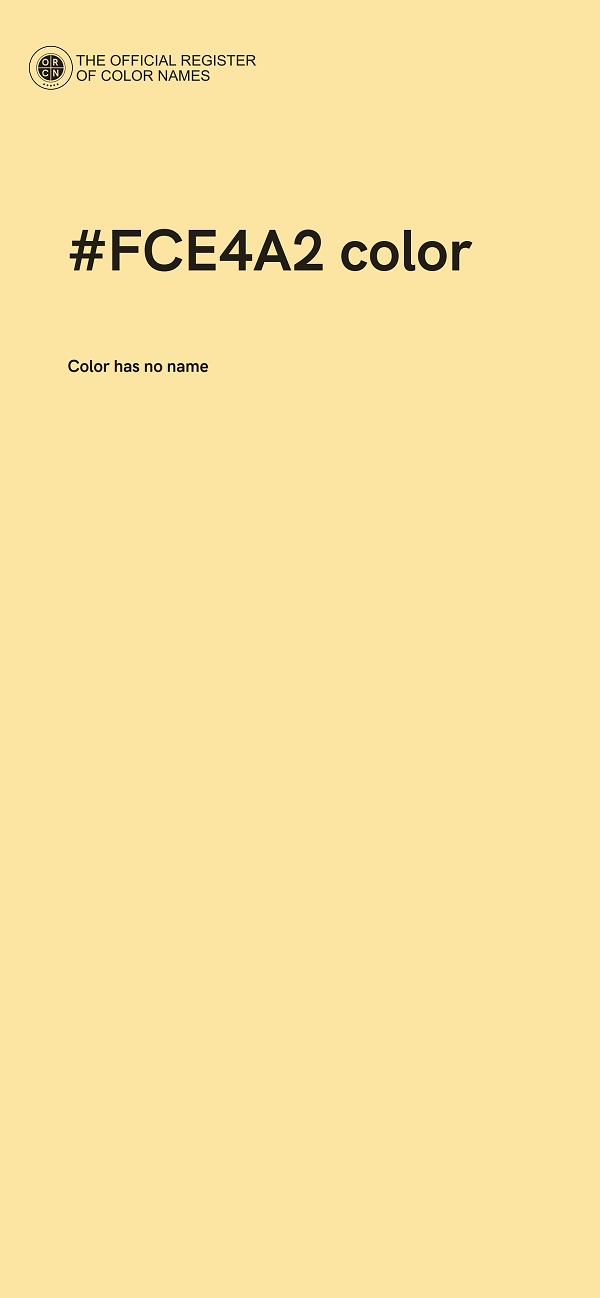 #FCE4A2 color image