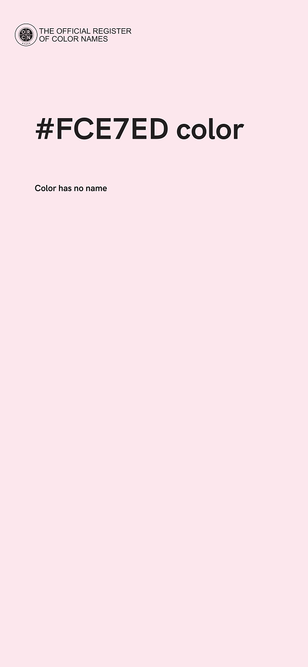 #FCE7ED color image