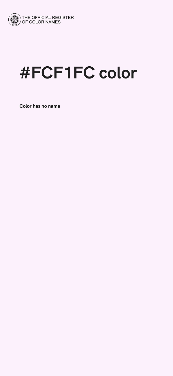 #FCF1FC color image