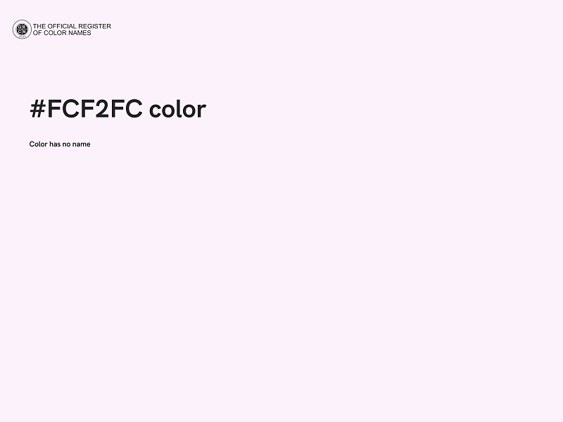 #FCF2FC color image