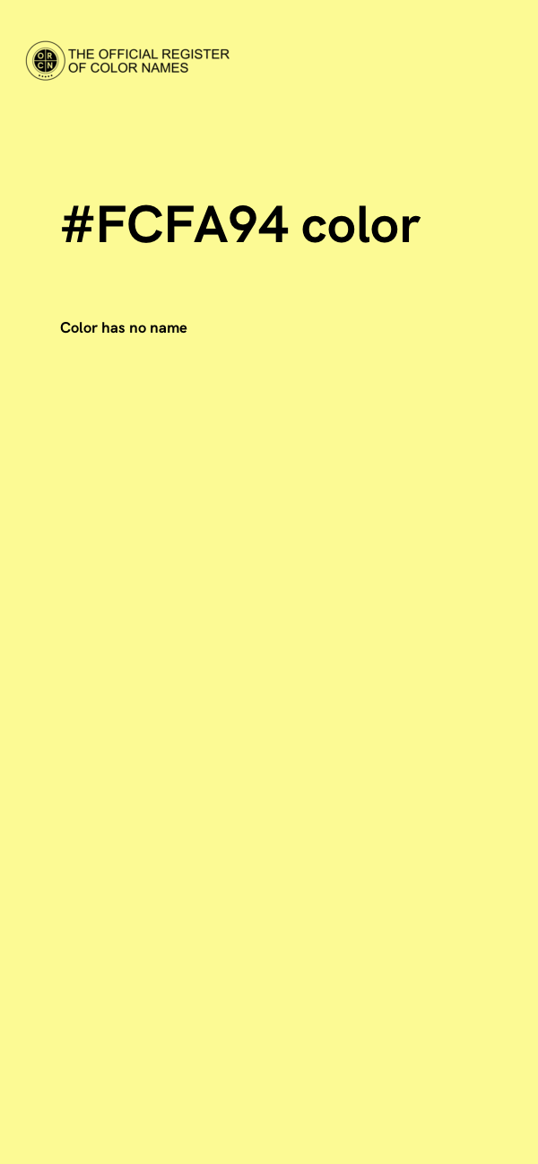 #FCFA94 color image