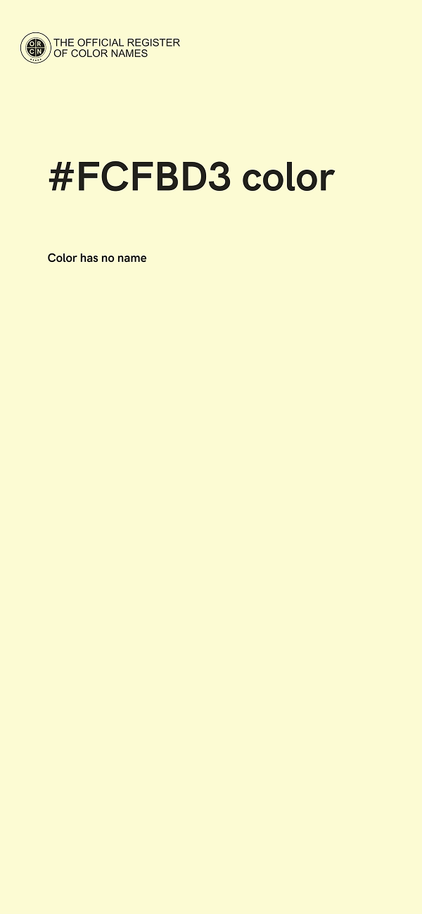 #FCFBD3 color image