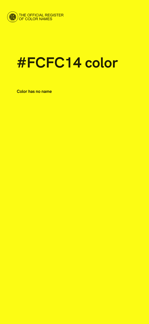 #FCFC14 color image