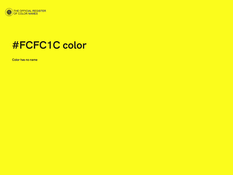 #FCFC1C color image