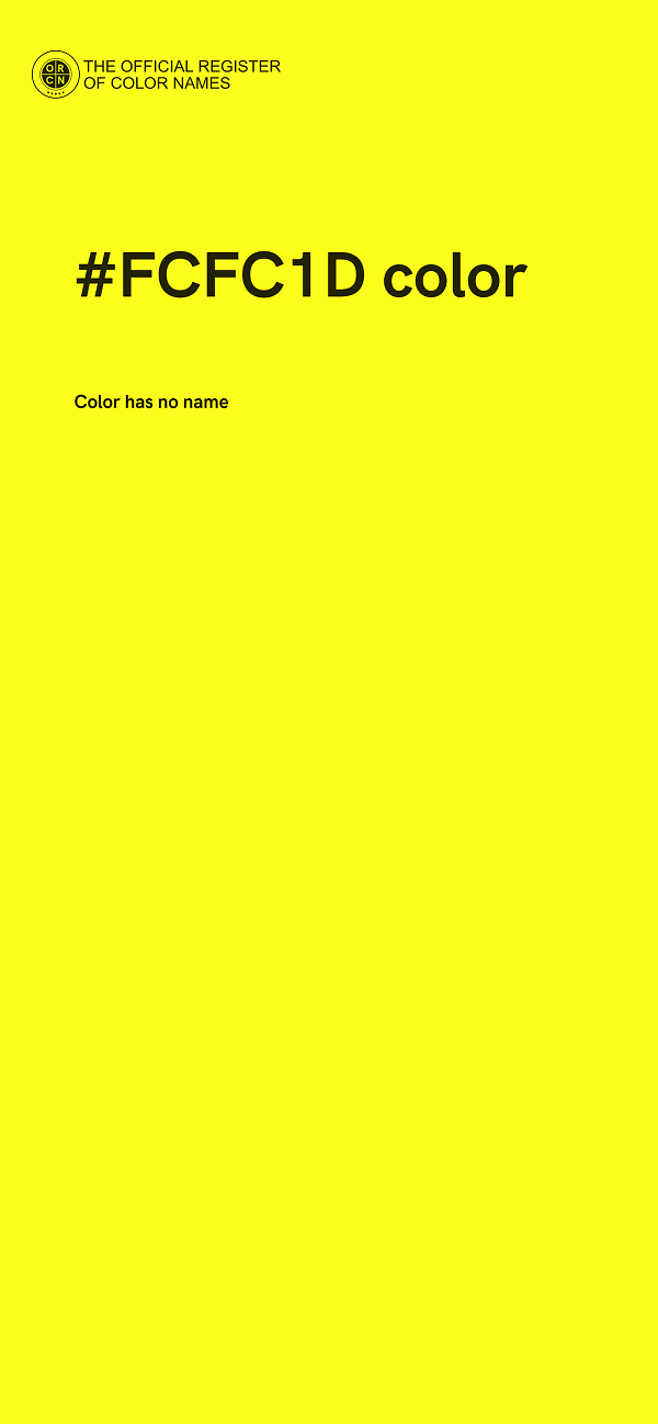 #FCFC1D color image